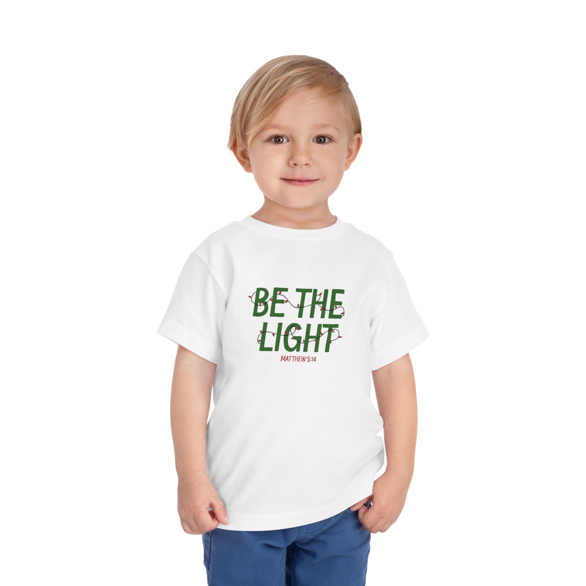 Toddler T-Shirt - Be the Light Graphic Tee for Kids