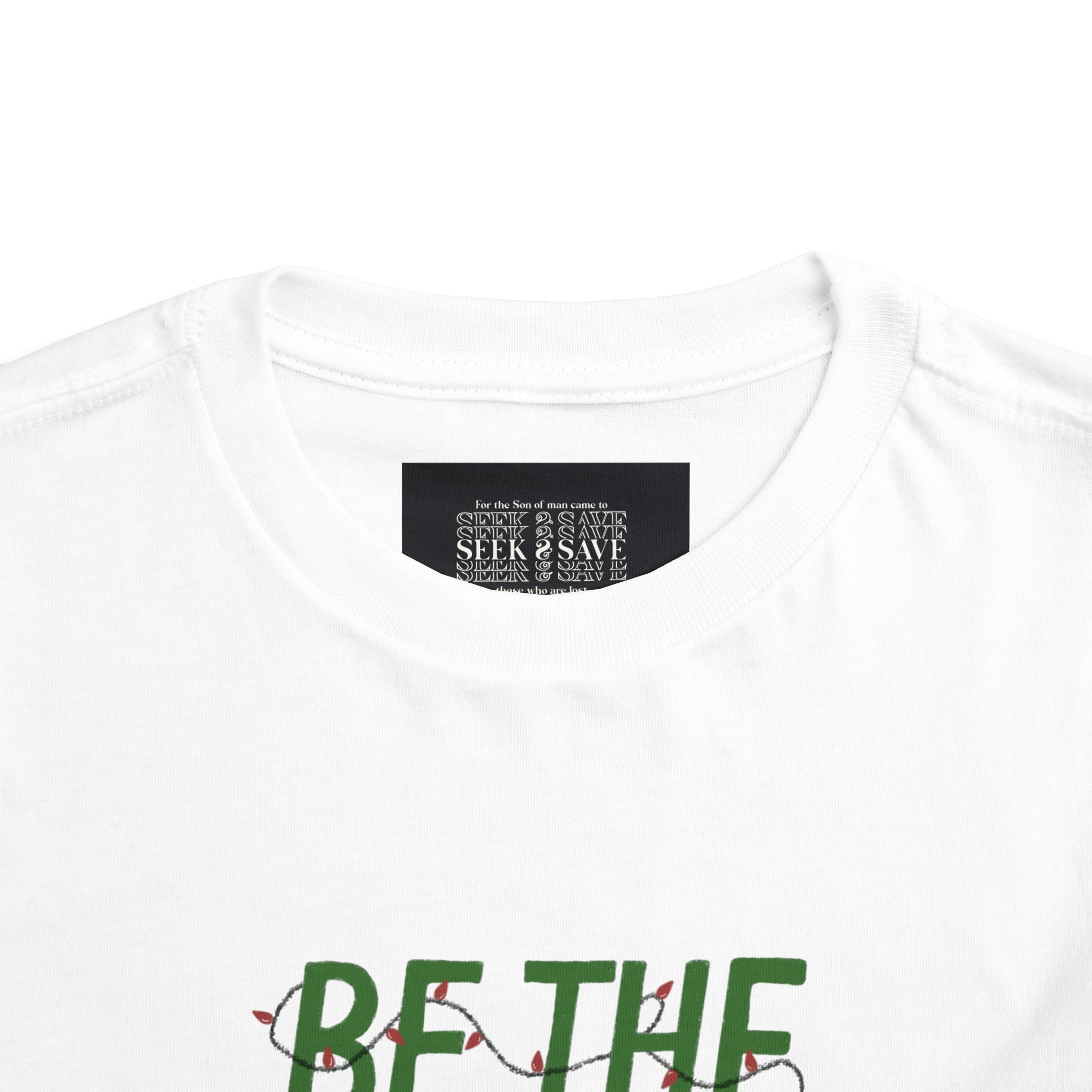 Toddler T-Shirt - Be the Light Graphic Tee for Kids