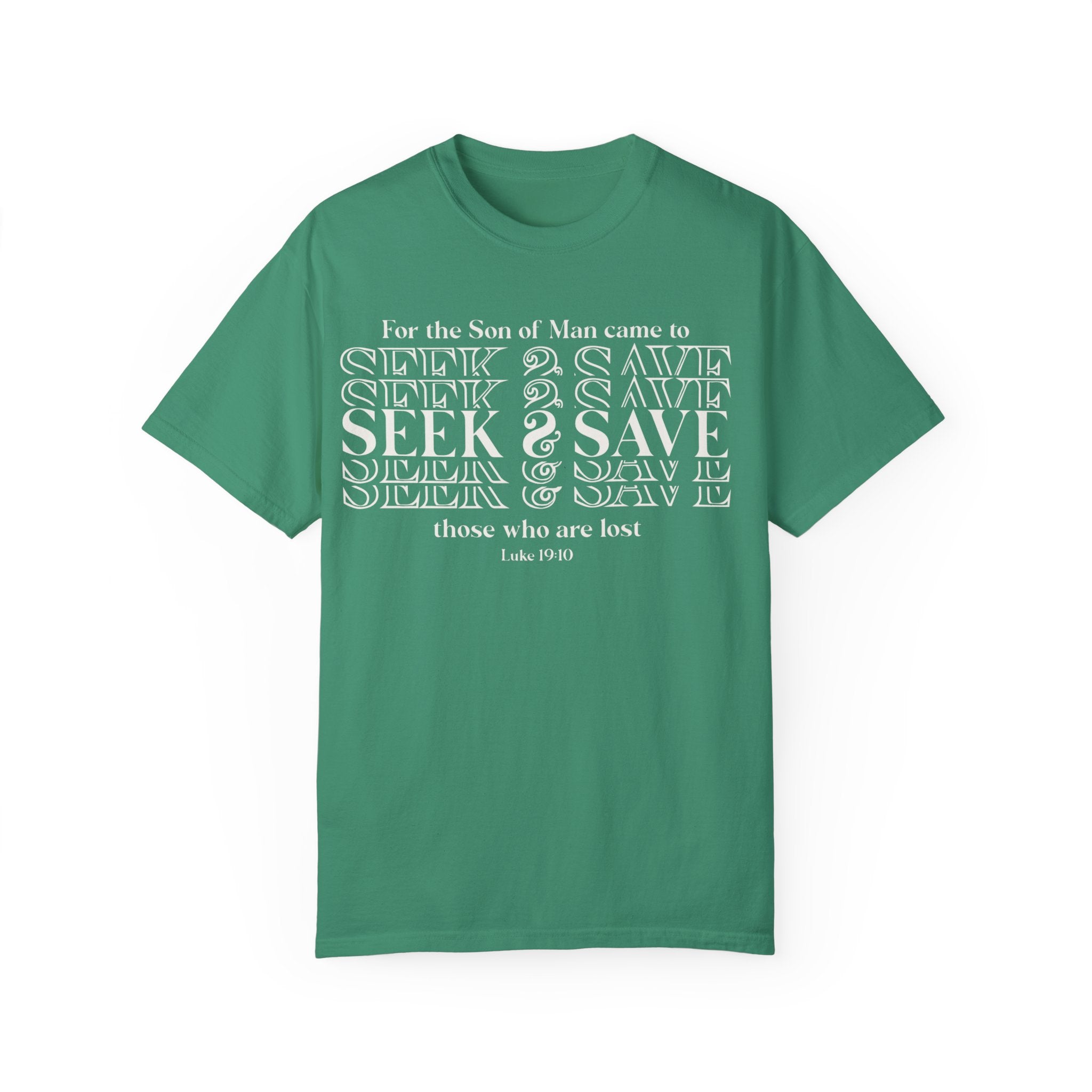 Garment-Dyed T-shirt SEEK & Save