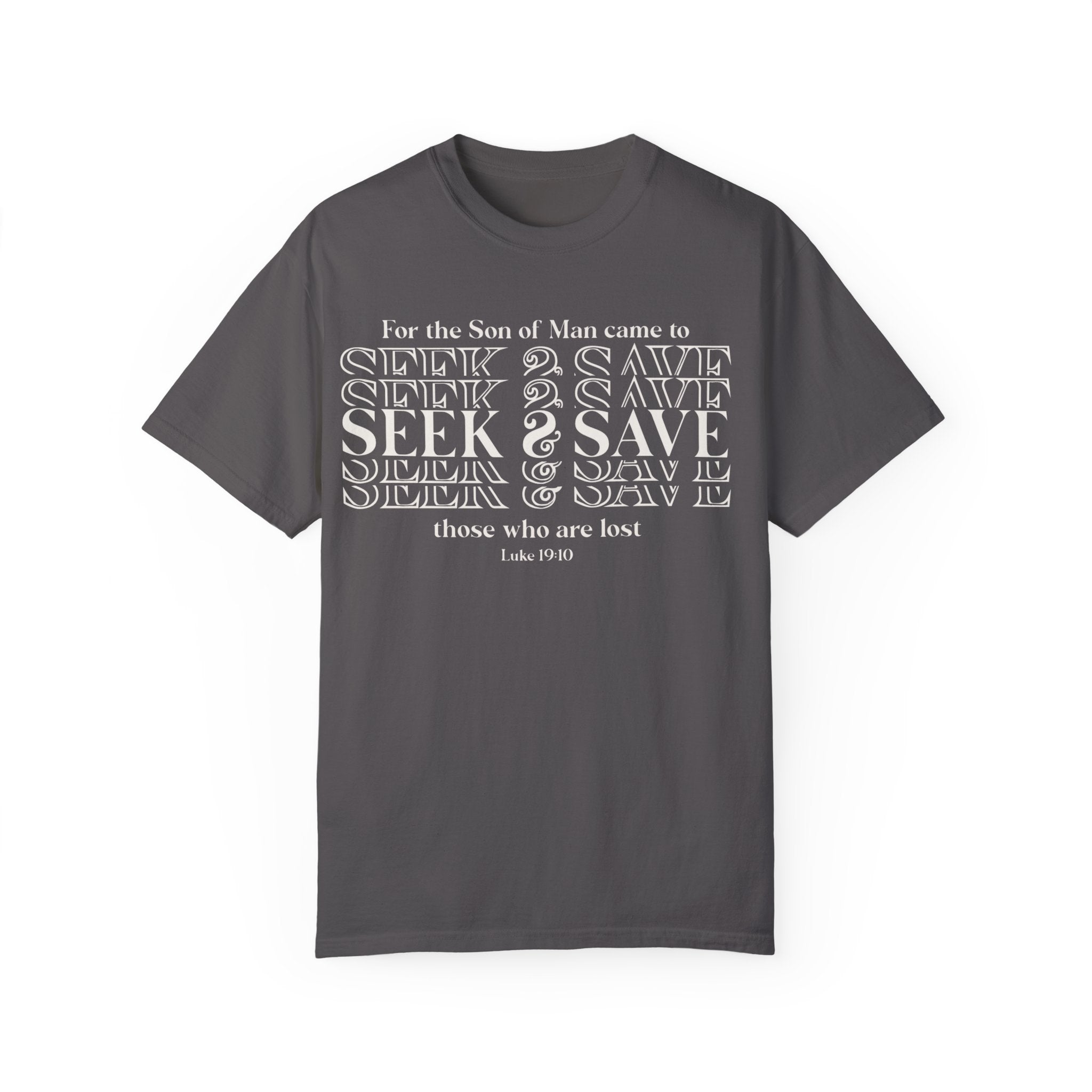 Garment-Dyed T-shirt SEEK & Save