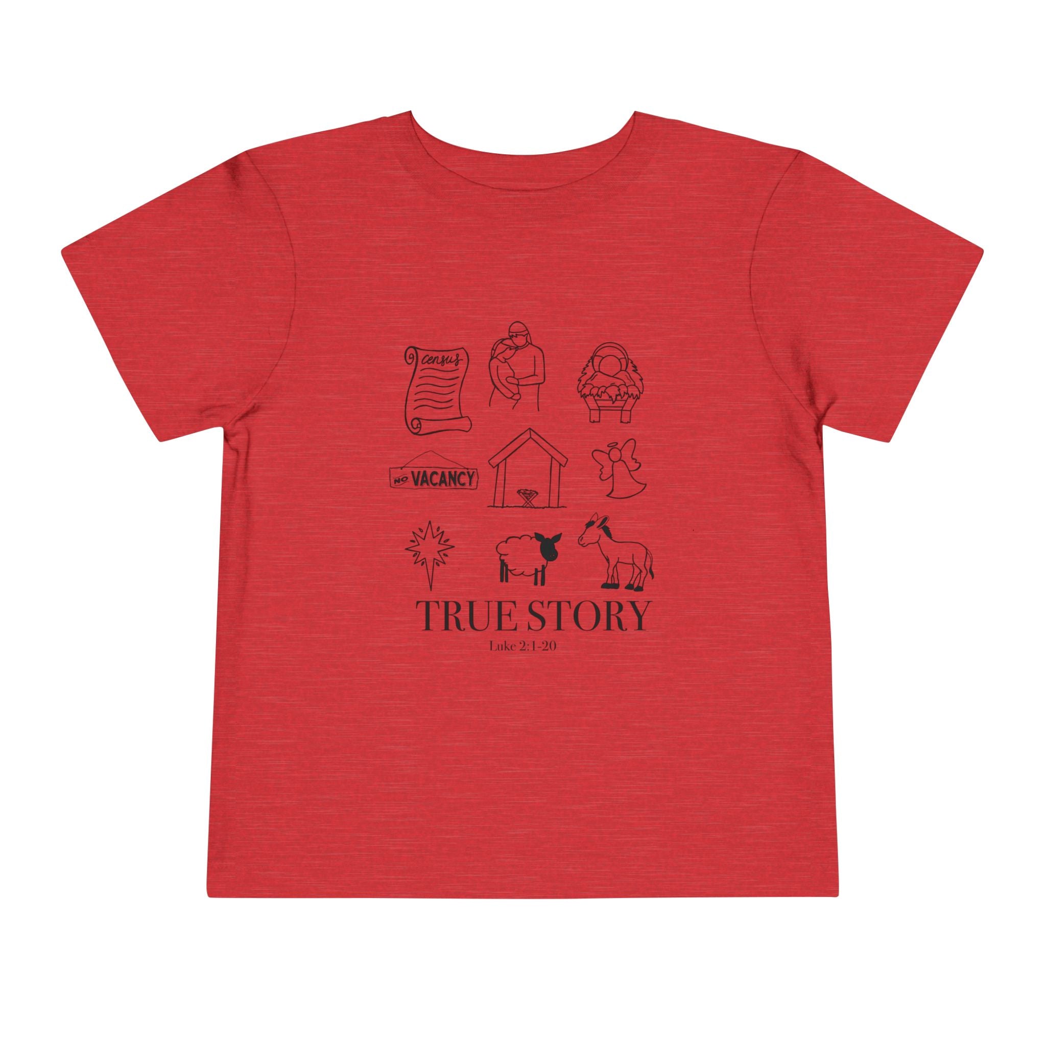 Toddler Tee - Jesus True Story Christian Kids Shirt