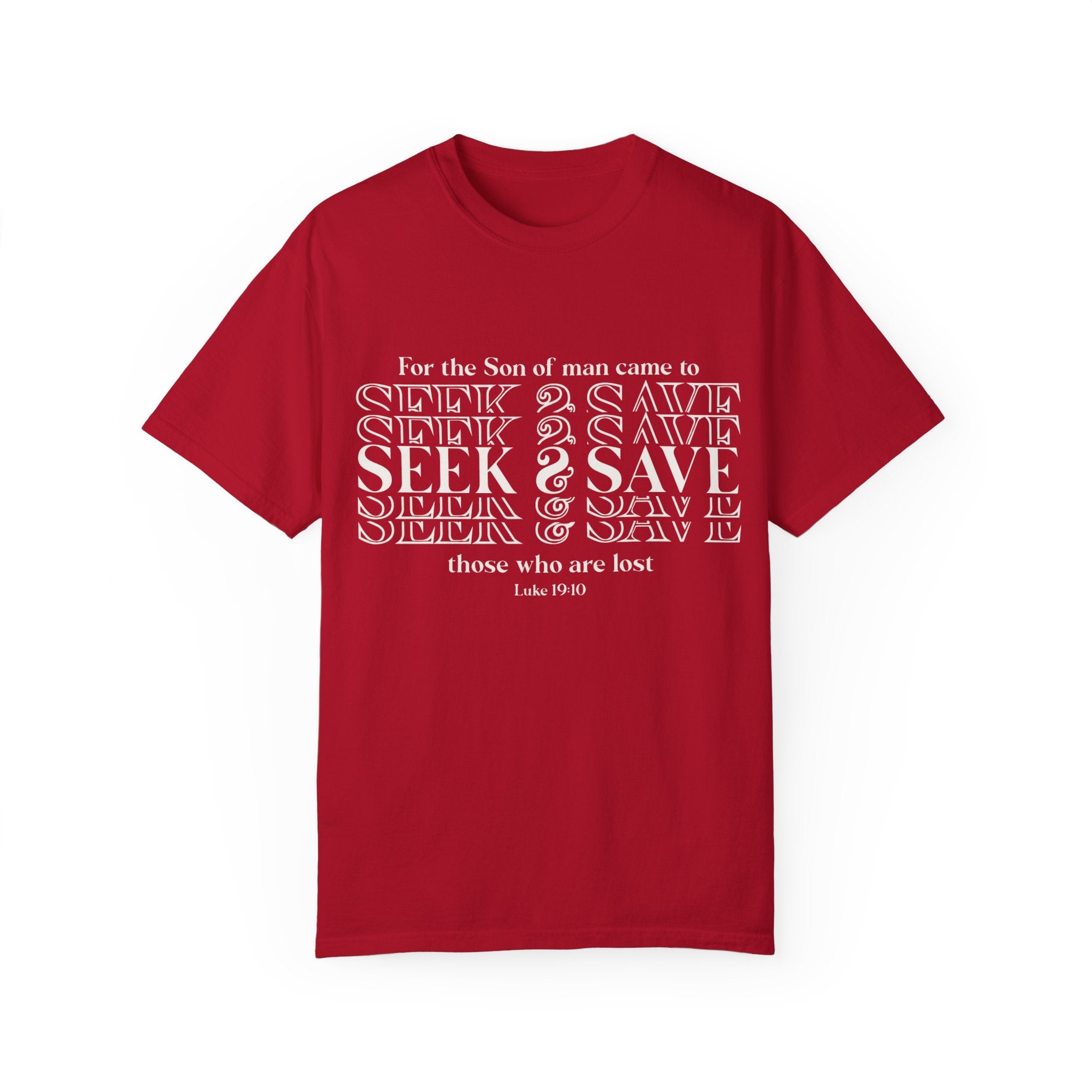 Garment-Dyed T-shirt Seek & Save