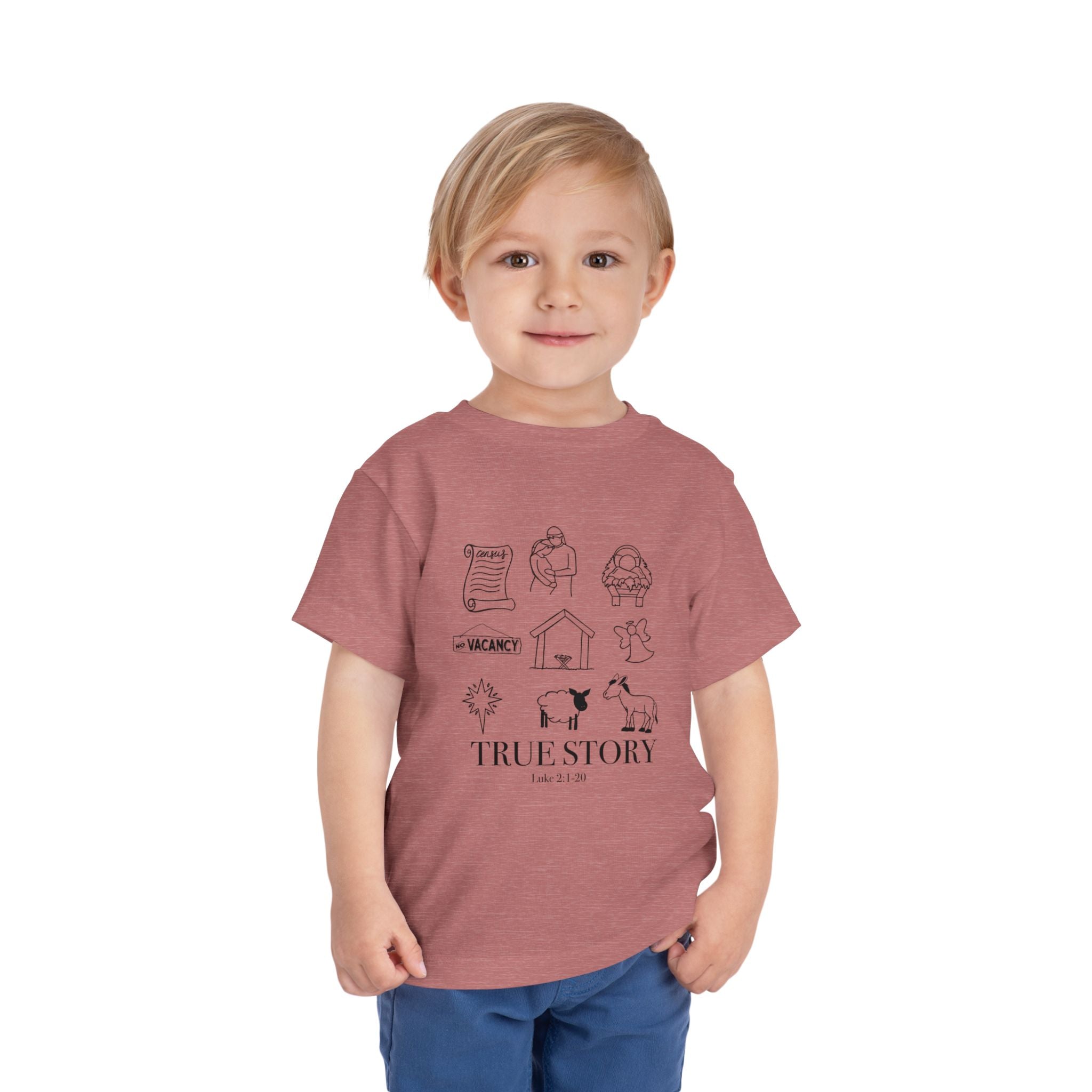 Toddler Tee - Jesus True Story Christian Kids Shirt