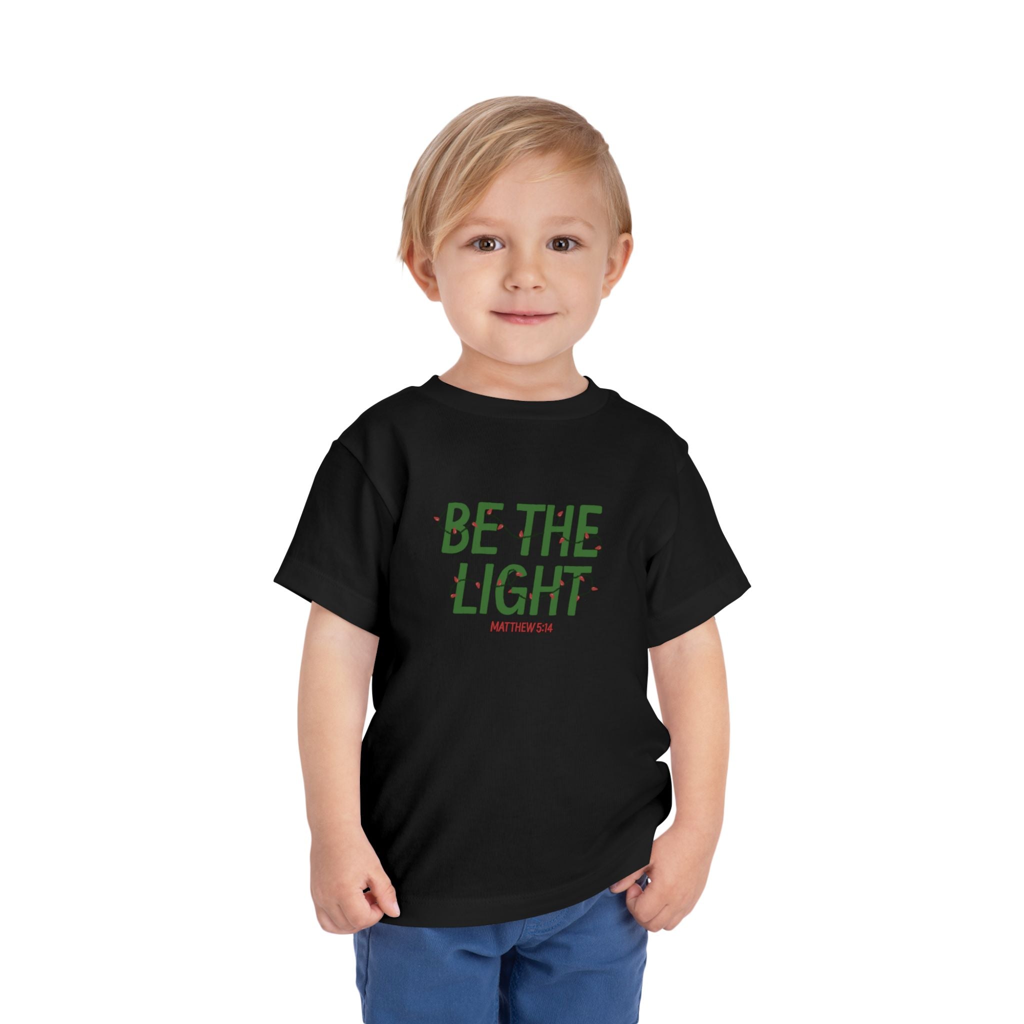 Toddler T-Shirt - Be the Light Graphic Tee for Kids