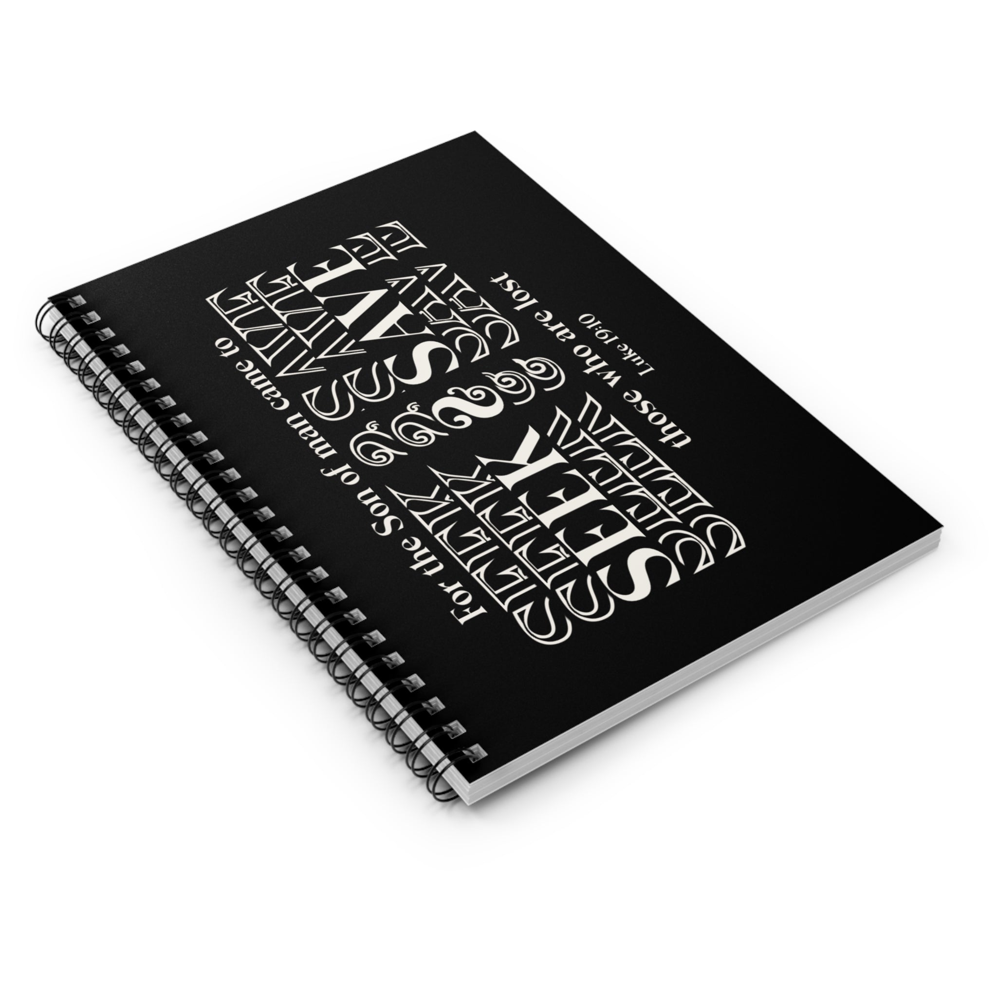 SEEK & SAVE Spiral Notebook - Ruled Line